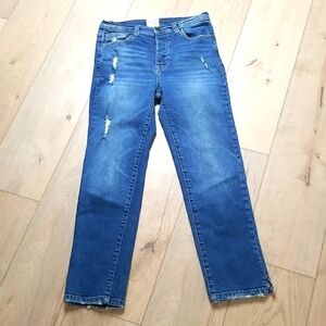 C&C California High Waist  button fly distressed jeans